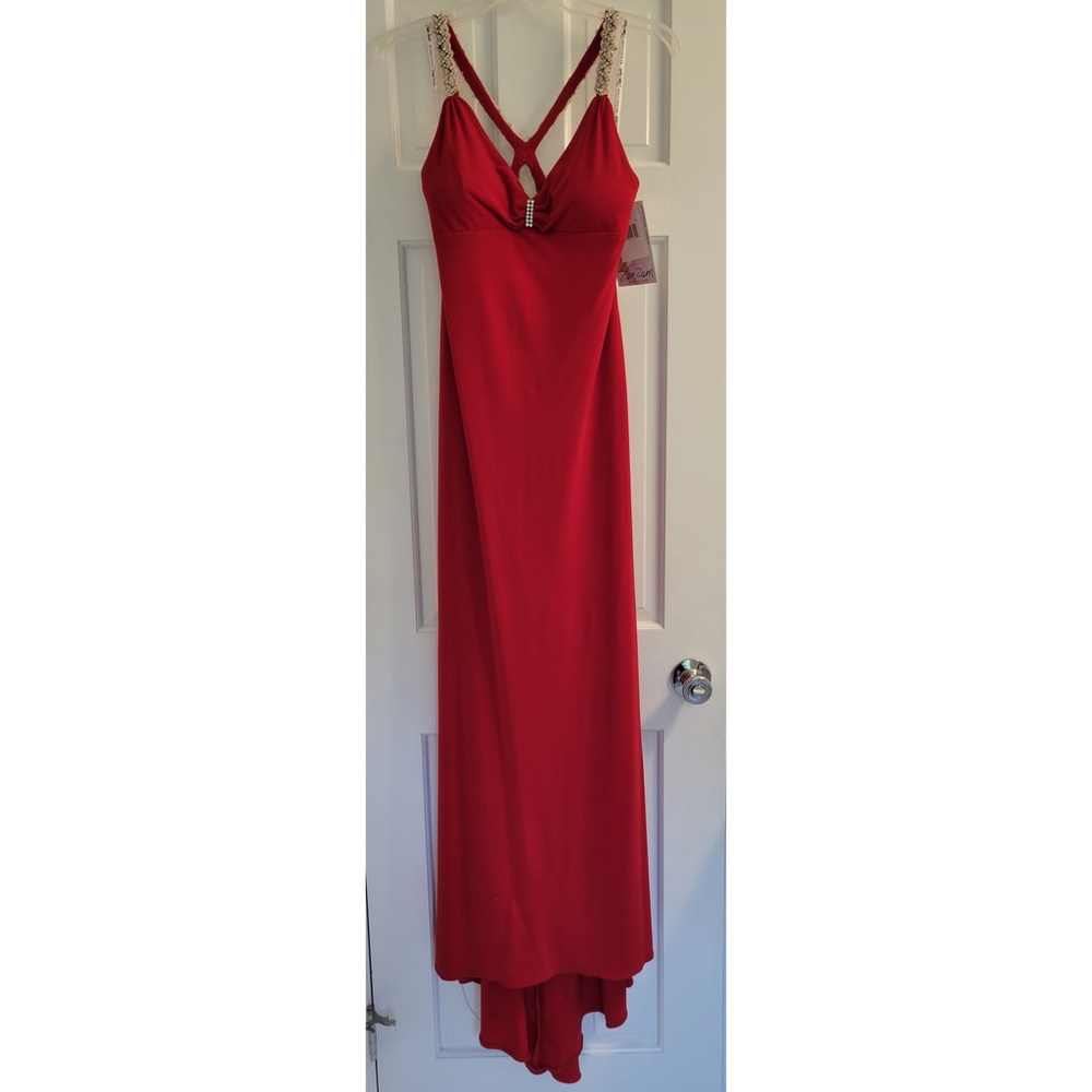 Zum Zum By Niki Livas Red Prom Dress